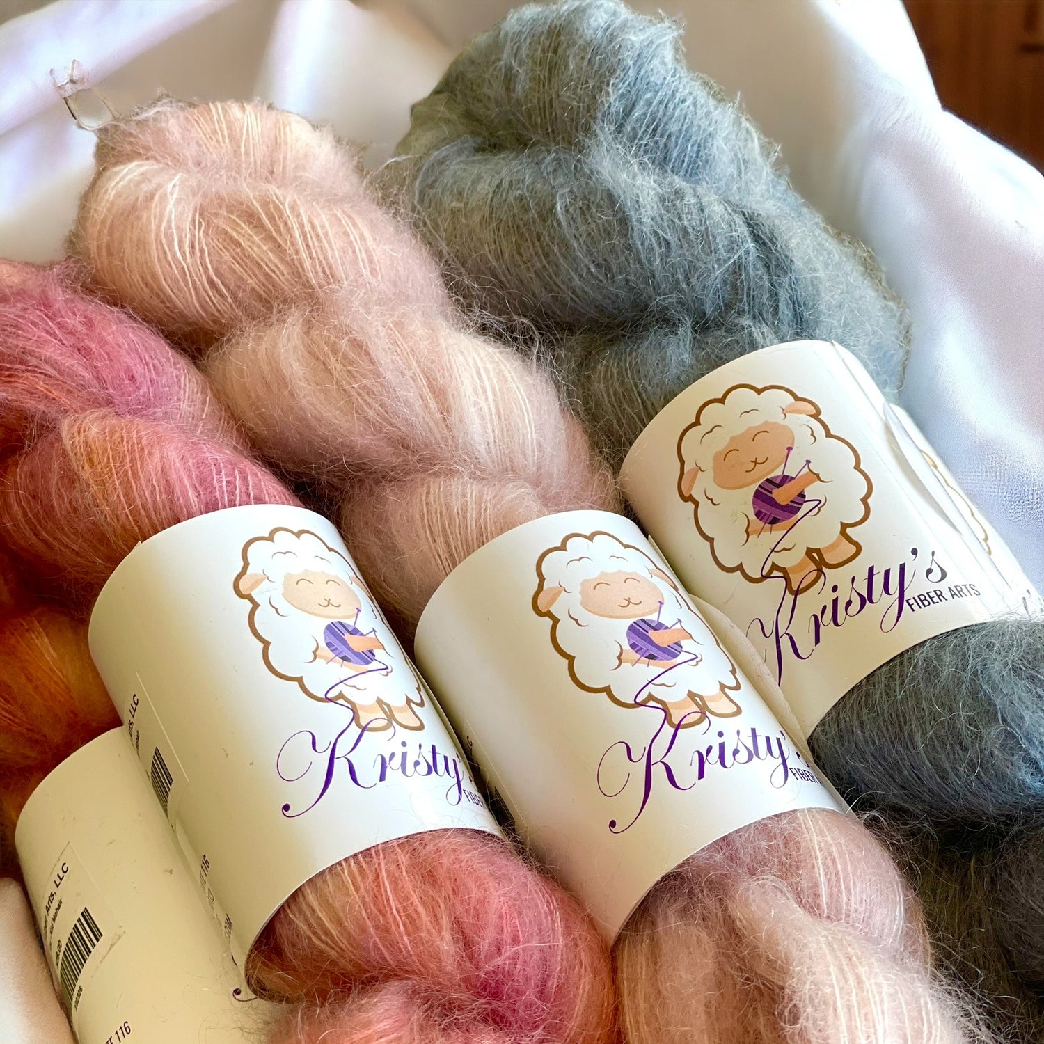 Hand-Dyed Yarn - Soft & Fuzzy