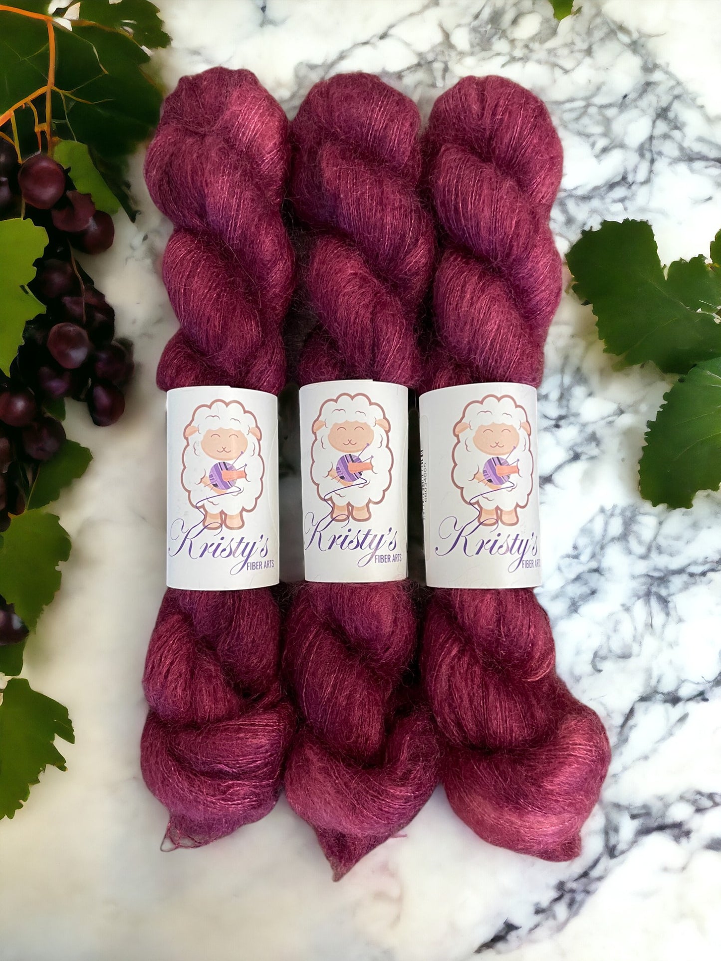 Burgundy - Kid Silk Mohair