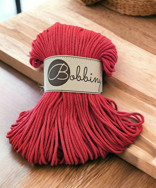 Solid Classic Red Macrame