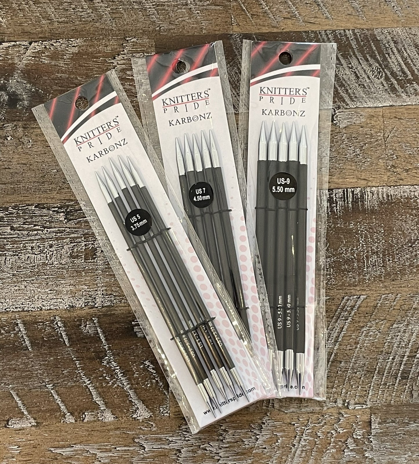 KnitPro Karbonz DPNs