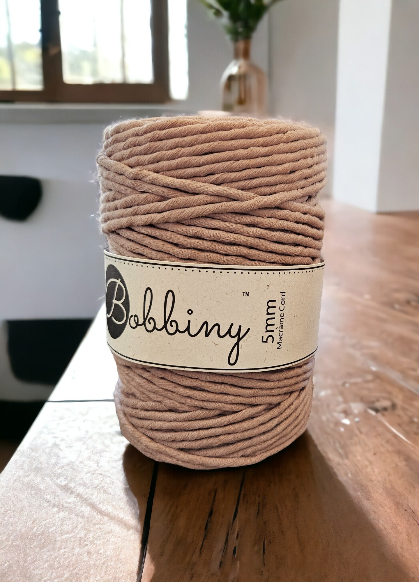 Solid Mauve Macrame