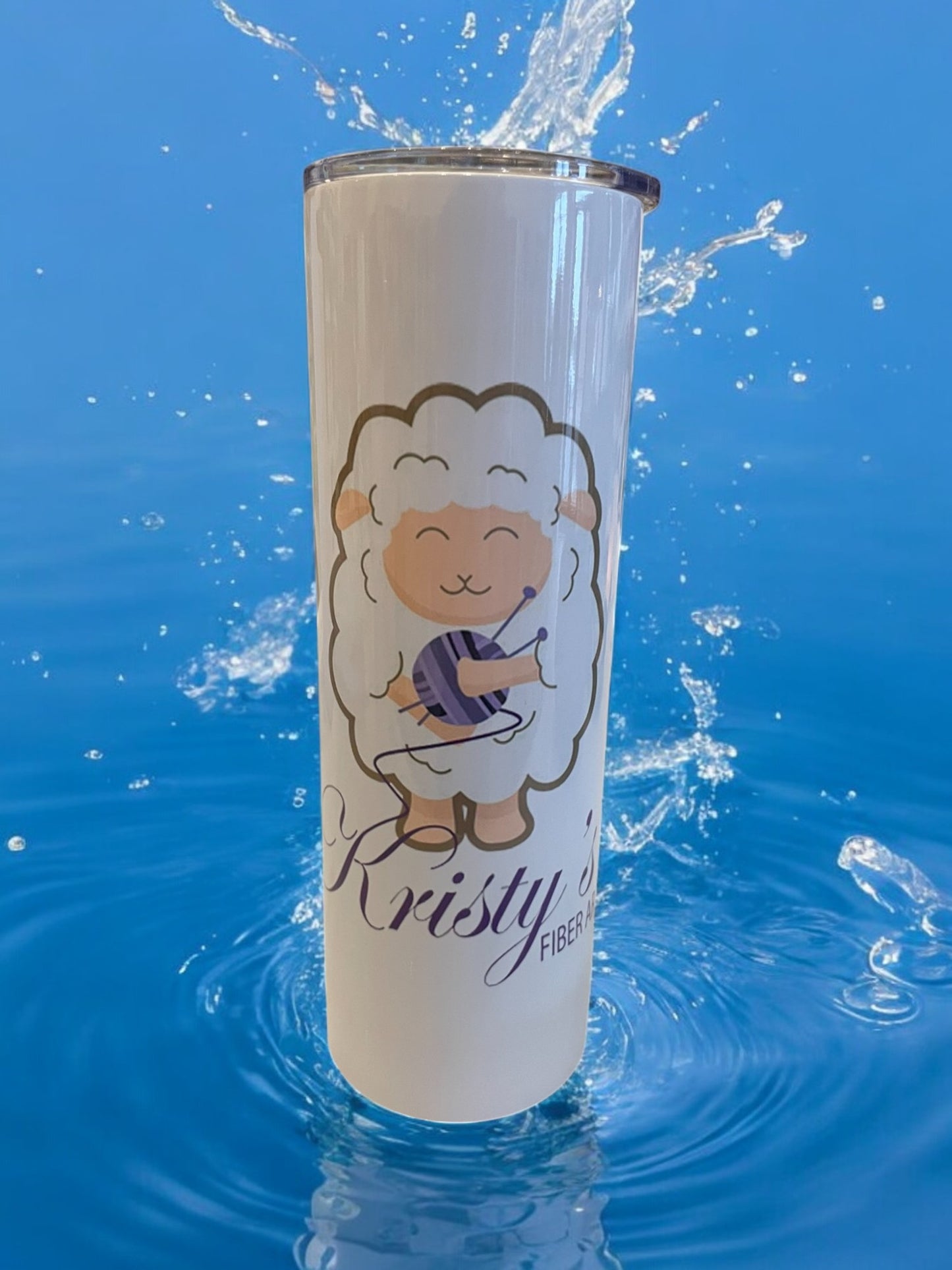 Kristy's Fiber Arts Water Bottle