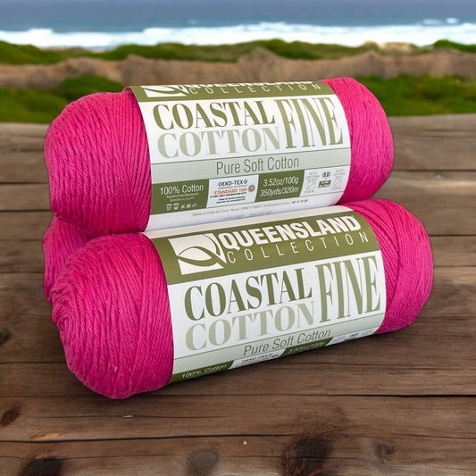 Queensland Coastal Cotton Fine - Magenta