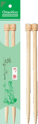 ChiaoGoo Natural Bamboo Single Point Knitting Needles