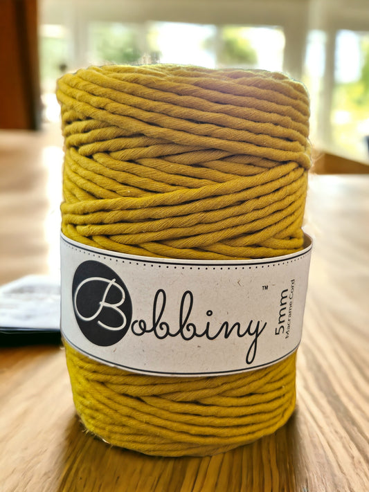 Solid Spicy Yellow Macrame